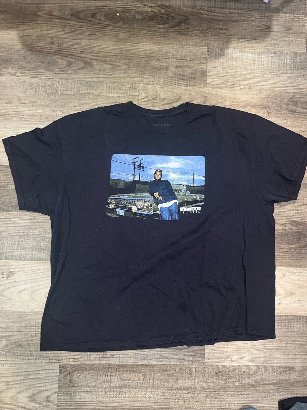 Men’s Ice Cube Black Graphic Print T-Shirt Rap & Hip Hop 3XL